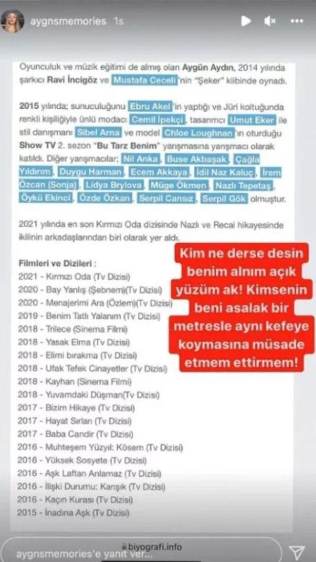 Aygün Aydın Arzu Sabancıya da ateş püskürdü! Sence ne yapmaya çalışıyor?