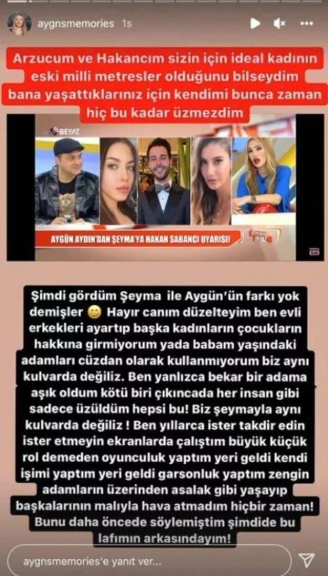 Aygün Aydın Arzu Sabancıya da ateş püskürdü! Sence ne yapmaya çalışıyor?