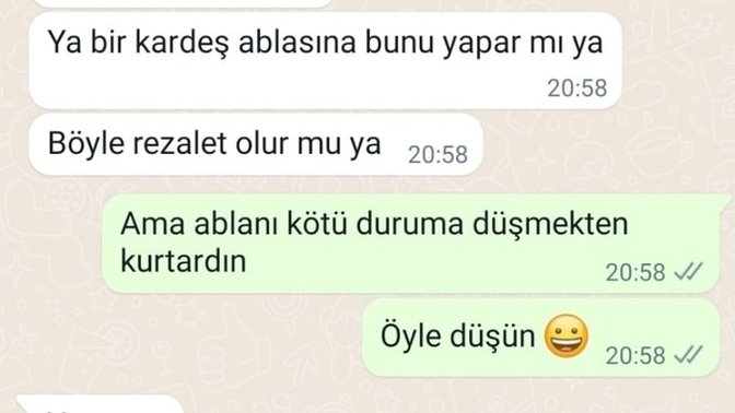 Kardeşinizle mesajlaşmaktan keyif alır mısınız?