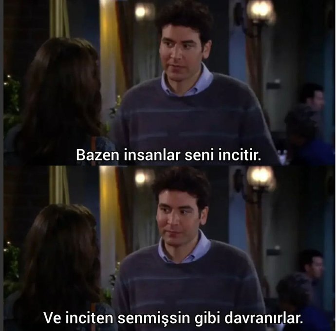 İncinmişsin dedi. Ne dedi? İncinmişsin..🦁