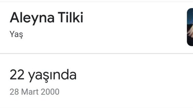 Sence Aleyna Tilki çocuk mu?