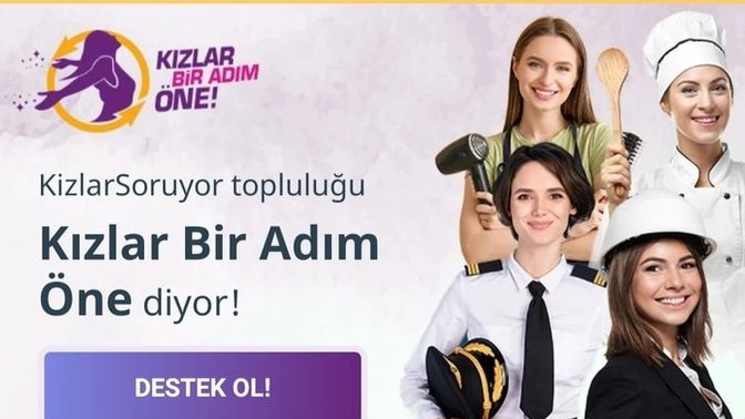 #KızlarBirAdımÖne projesinin amacı nedir?