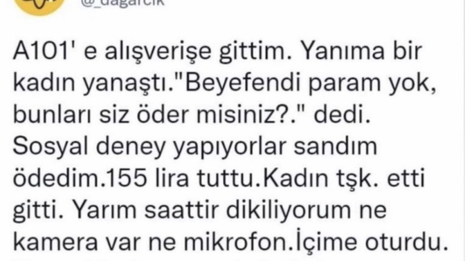 İyi niyetinizden en son ne zaman vuruldunuz?
