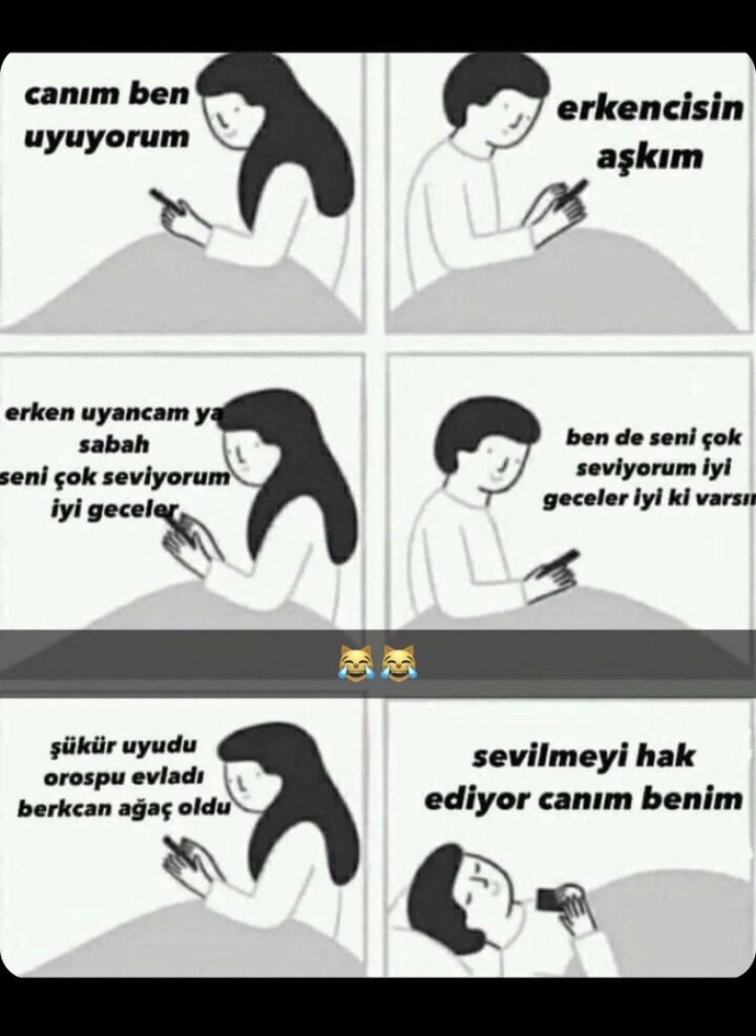 Boyle kizlar var mı  ya 😁😁ne zevk aliyorsunuz birden fazla kisiyle konusmaktan igrenc?