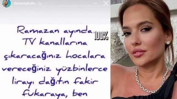 Demet Akalın " hocalara para vermeyin, fakir fukaraya verin" dedi. Siz bu düşünceye katılıyor musunuz?