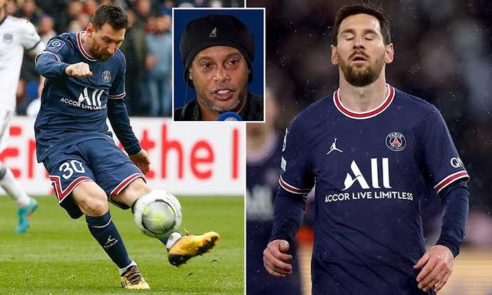 Ronaldinho, son maçlarda PSG taraftarları tarafından yuhalanan Messiye destek çıktı! Sizce Messi neden başarılı olamıyor?