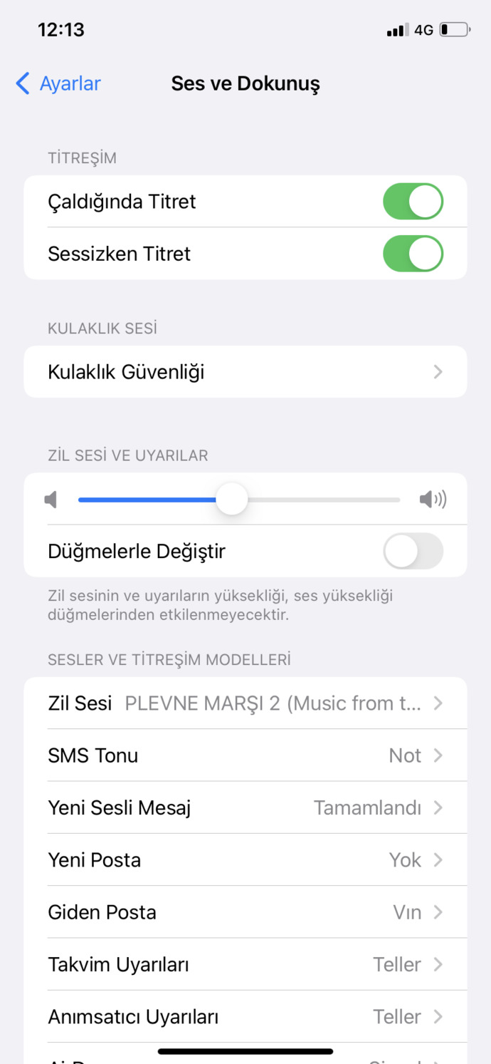 iPhone 7 telefonumu sessize nasıl alırım?