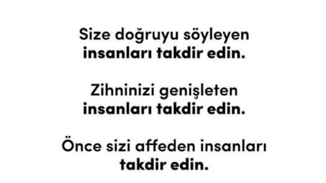 Hayatta hangi insanları takdir edersin?