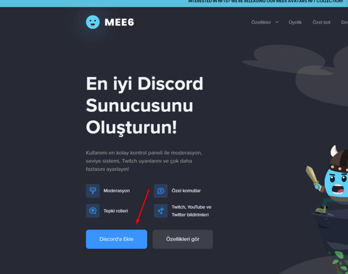 Discord'da bot ekleme nasıl yapabilirim?