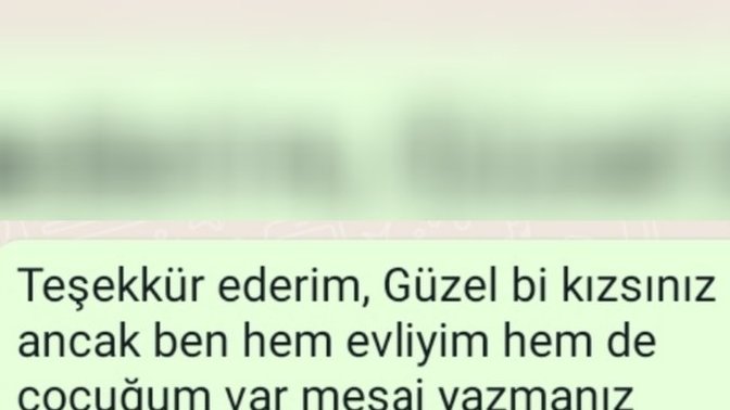 Bu Evli erkek mesajında ne demek istiyor sizce?