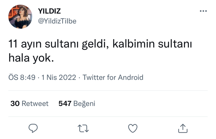 11 ayın sultanı gelmişken, kalbinizin bir sultanı var mı?