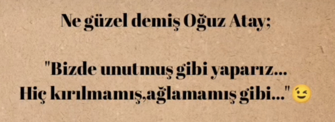 İyiymiş gibi numara yapıyormusunuz?