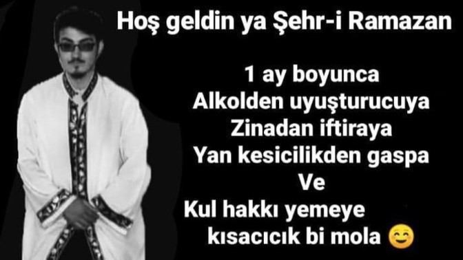 11 ay her türlü günahı işle, 1 ay müslümancık ol, neyin kafası bu?