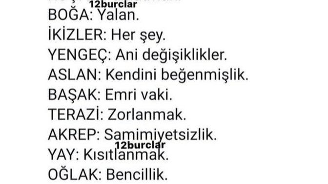 Senin asla tahammül edemediğin şey nedir?