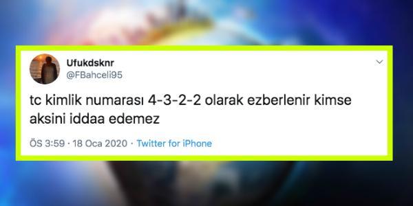 TC kimlik numaranızı söylerken kullandığınız algoritma nasıl?