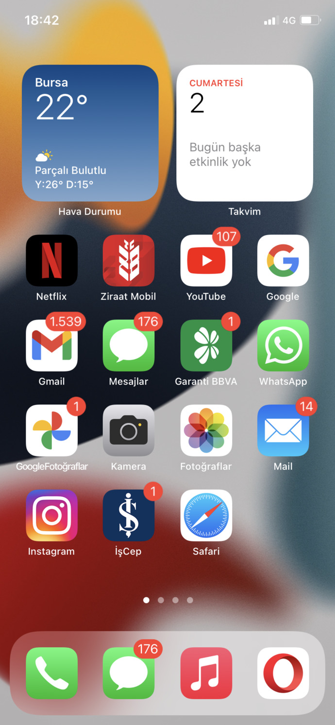 Telefon ana sayfan dağınık mı yoksa klasörlerle düzenli mi?