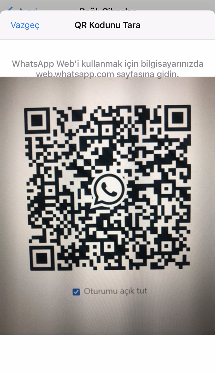 Whatsapp Web’e bağlanamıyorum?