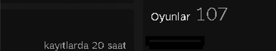 Oyun platformlarında kaç oyununuz var ?