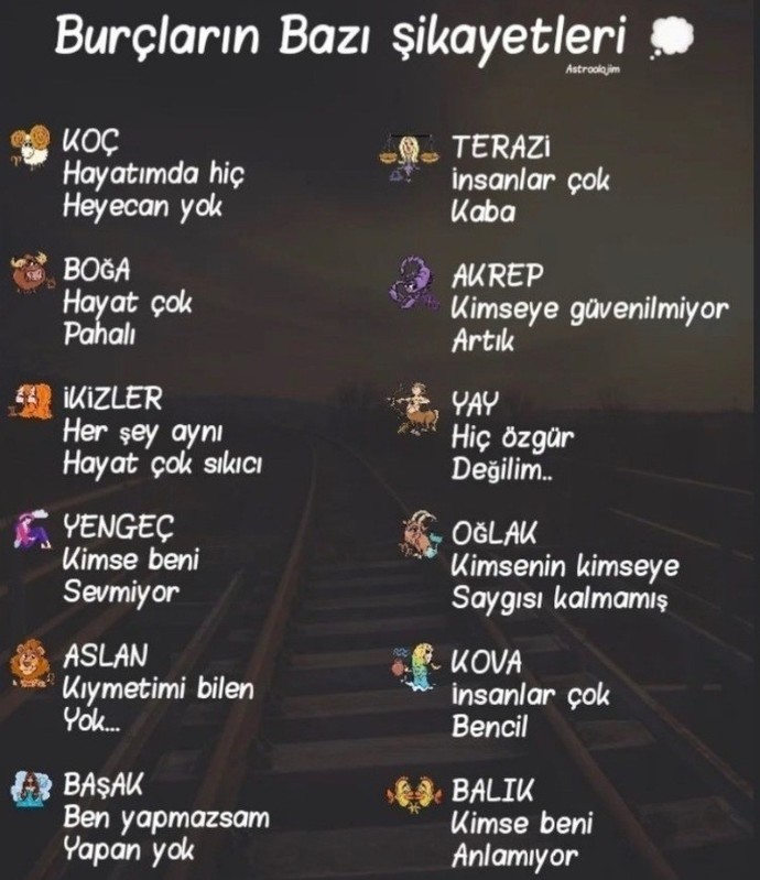 Burcuna göre şikayetin ne?