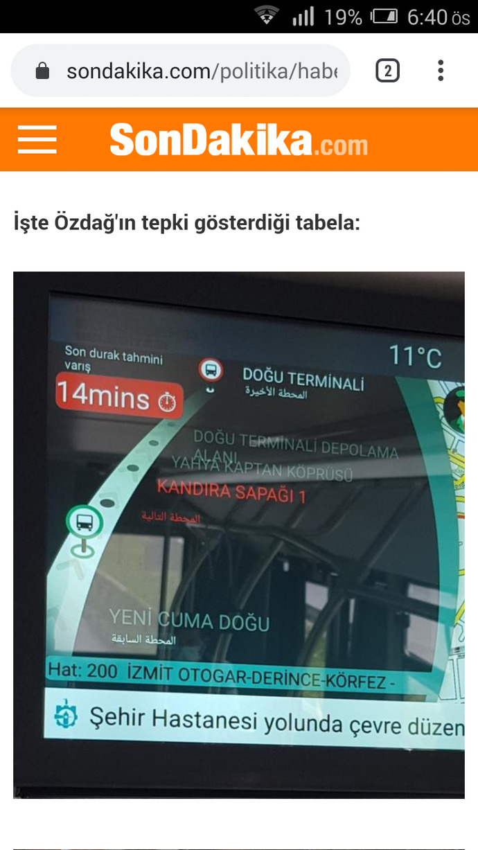 Ümit Özdağ Arapça tabelalara tepki gösterdi! Haklı mı?