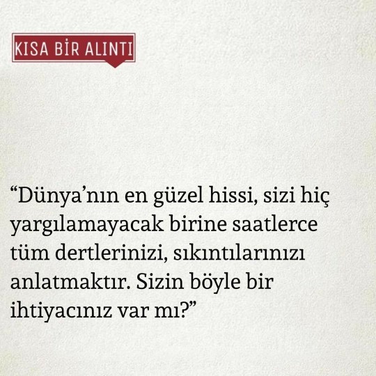 Neye ihtiyacımız var?