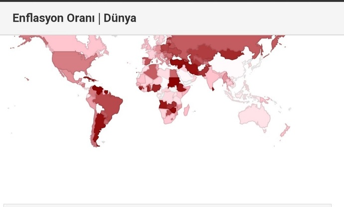 Türkiyenin, 208 ülke arasında en kötü 7. enflasyon oranına sahip ülke olması hakkında ne düşünüyorsunuz?
