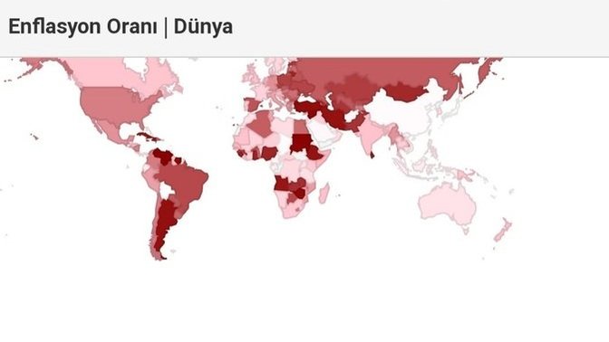 Türkiye'nin, 208 ülke arasında en kötü 7. enflasyon oranına sahip ülke olması hakkında ne düşünüyorsunuz?