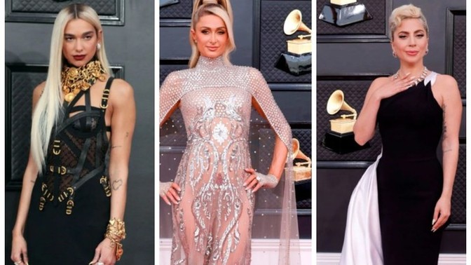 2022 Grammy Ödülleri'nde saç ve makyajıyla ışık saçan ünlü hangisi?