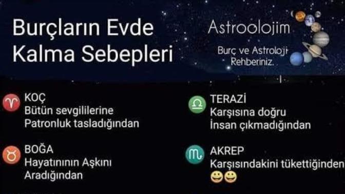 Burcuna göre evde kalma sebebin ne?