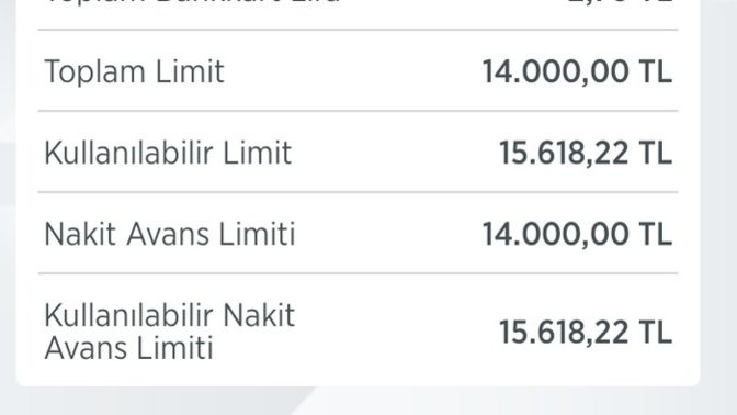 Kredi kartıyla alakalı acil yardım?