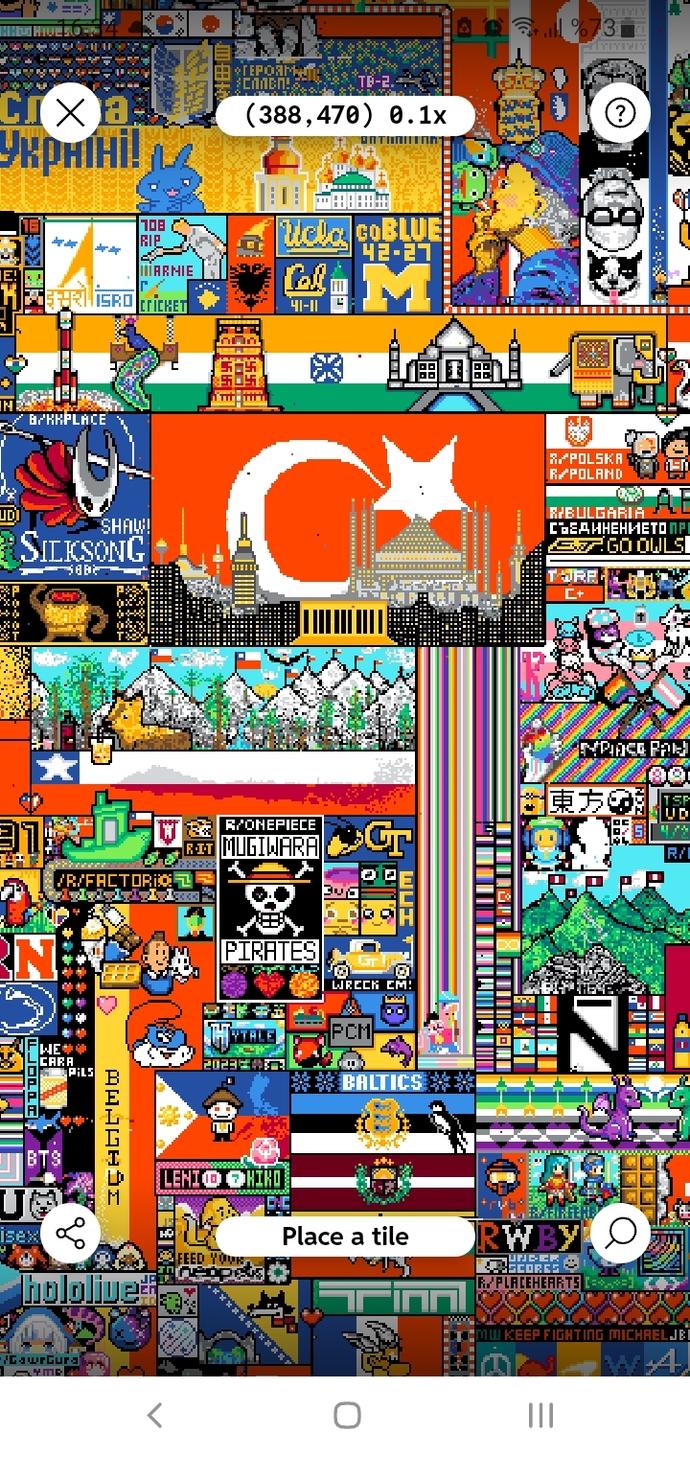 Anlık olarak çektiğim bir ekran fotoğrafı