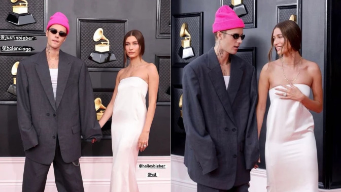 Hailey Bieber’in kırmızı halı elbisesini beğendiniz mi?