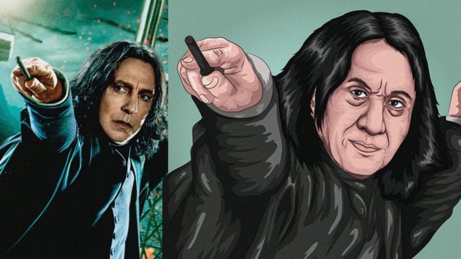Severus Snape çizimimde bir aksilik mi var?