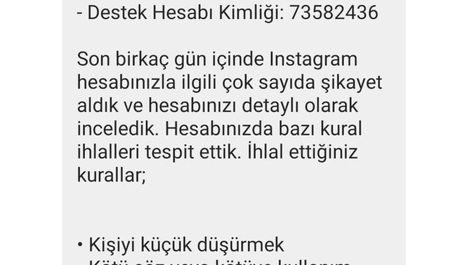 Beni şikayetmi etmisler yoksa dolandiricimi bu anlamadim?