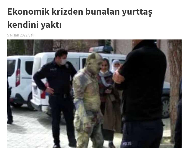 Ekonomik krizden bunalan yurttaş kendini yaktı, bu tür olaylar artar mı?