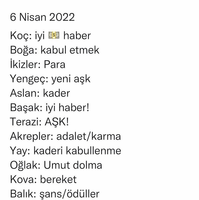 6 Nisan 2022 burçları neler bekliyor?