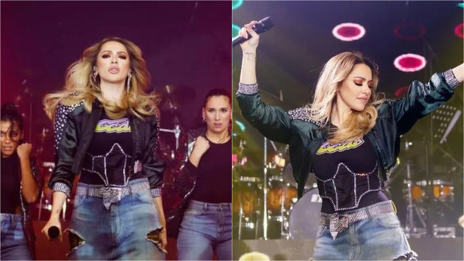 Hadise konserinde giydiği yırtık kot pantolonun fiyatı 35 bin TL!🙃 Siz bir pantolona maksimum ne kadar verirsiniz ?