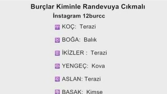 Burcuna göre hangi burcula randevuya çıkmalısın?