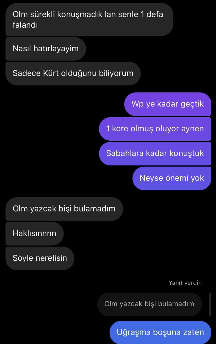 Niye böylesiniz?