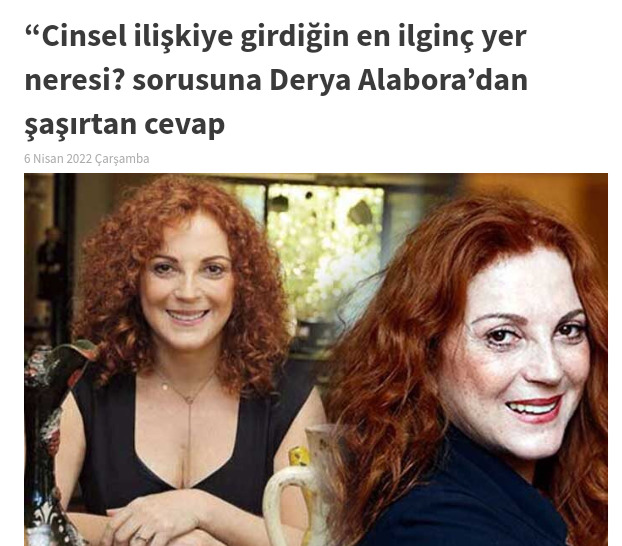 “Cinsel ilişkiye girdiğin en ilginç yer neresi? sorusuna verdiği cevap yüzünden sosyal medyada linç edilir mi?