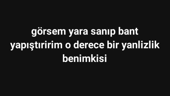 Ne derece yanlızsiniz?