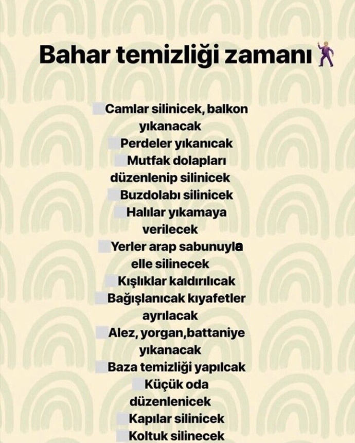 Bahar temizliği için geç mi kaldım?