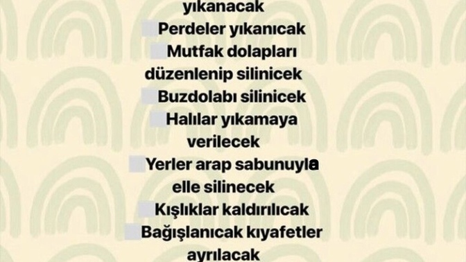 Bahar temizliği için geç mi kaldım?