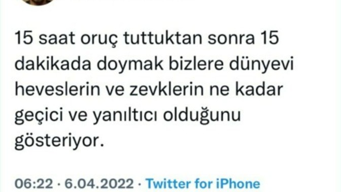 Dünyanın geçici olduğunun farkında miyiz?