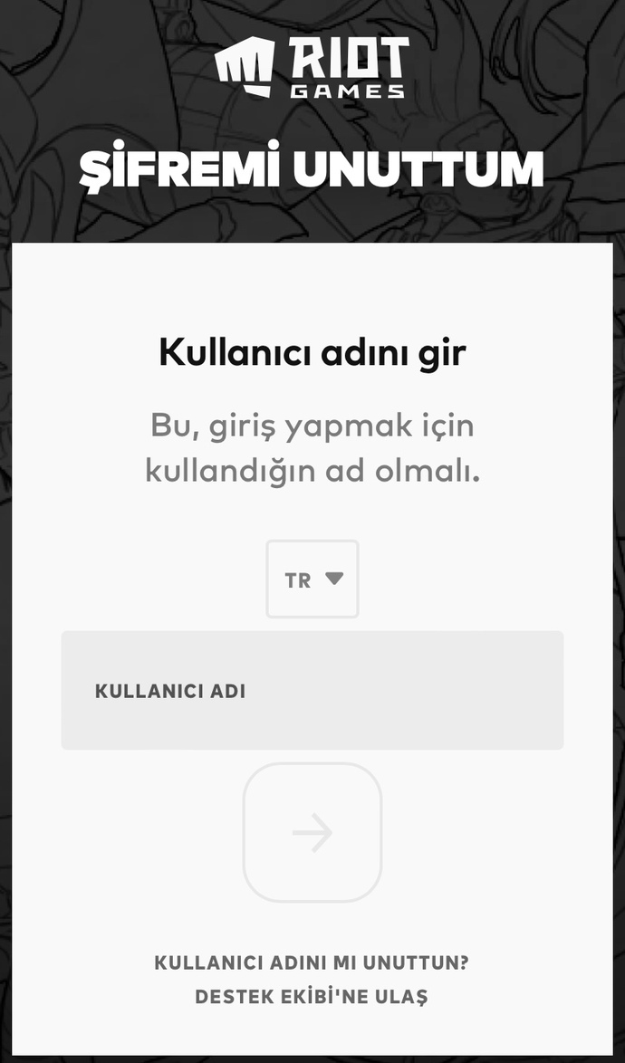 Valorant şifre değiştirme nasıl yapılır?