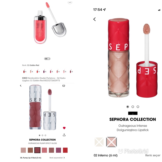 Kiko mu, Sephora mı? Hangisi daha güzel?