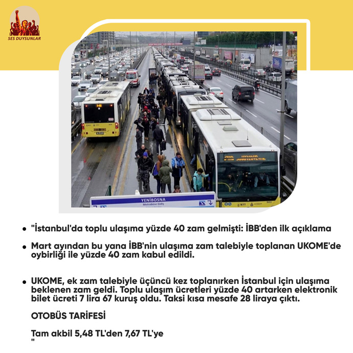 Artışlar hakkında ne düşünüyorsunuz?