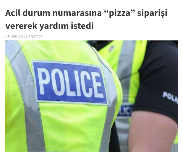 Acil durum numarasına pizza siparişi vererek yardım istedi, siz böyle bir durumda ne yaparsınız?