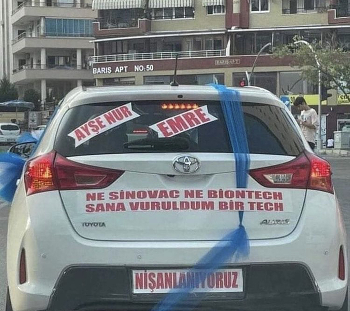 Ne Sinovac ne Biontech sana vuruldum Bir Tech dediğiniz birisi var mı?