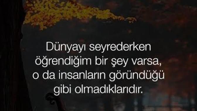 Göründüğünüz gibi mi yoksa olduğunuz gibi misiniz?